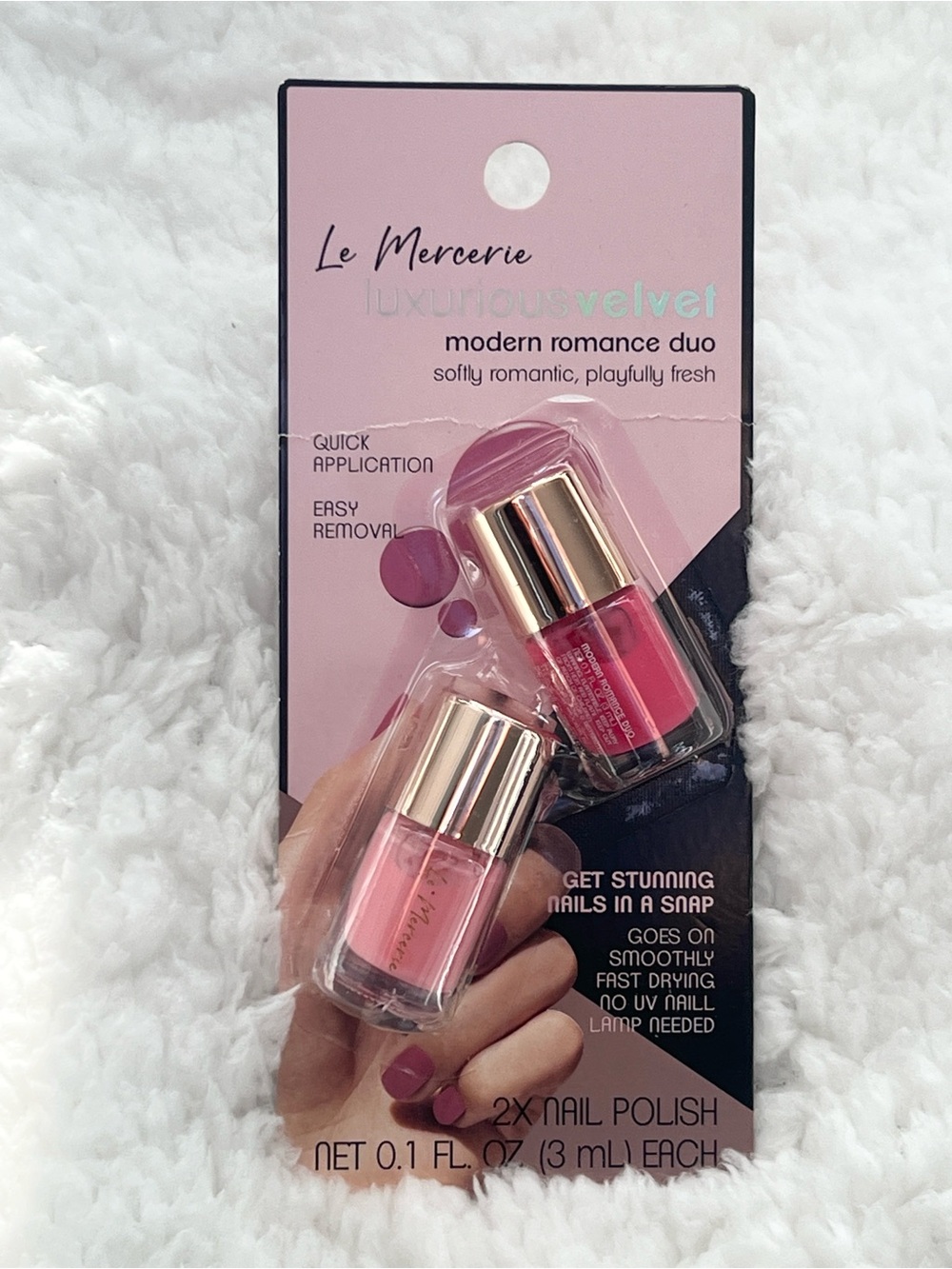 Le Mercerie Modern Romance Duo — Pink Nail Polish Set